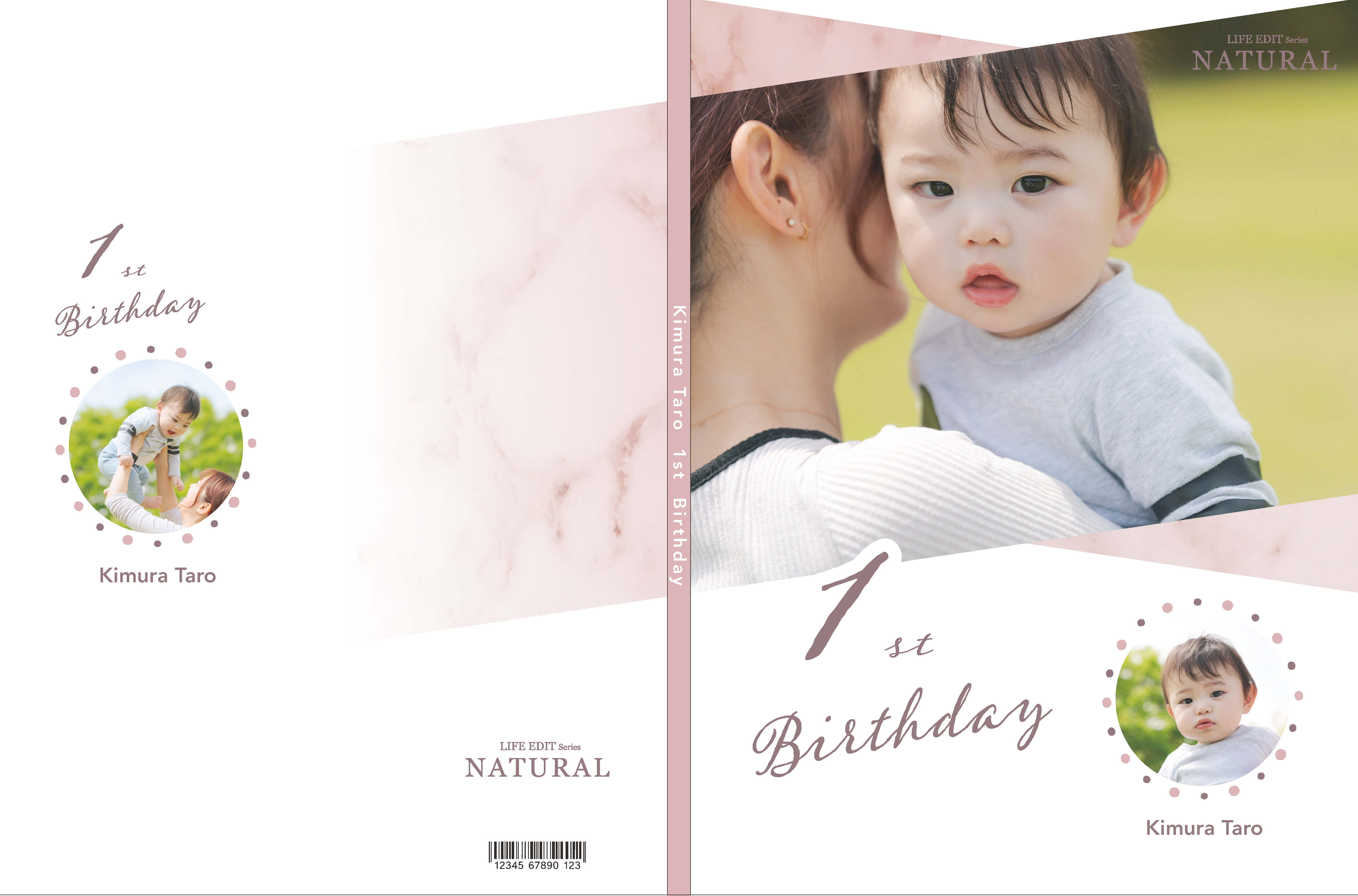 1st Birthday pink