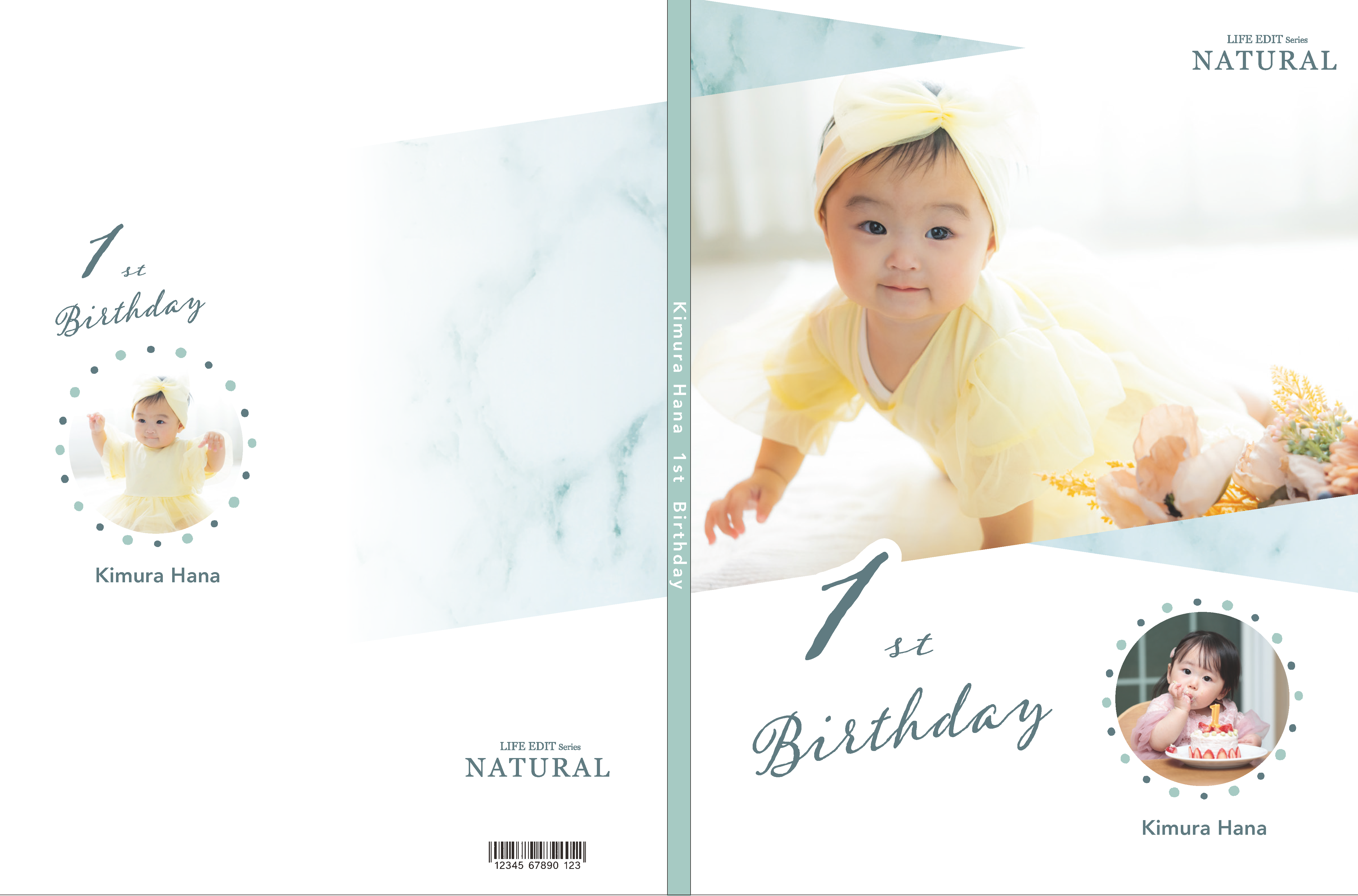 1st Birthday green