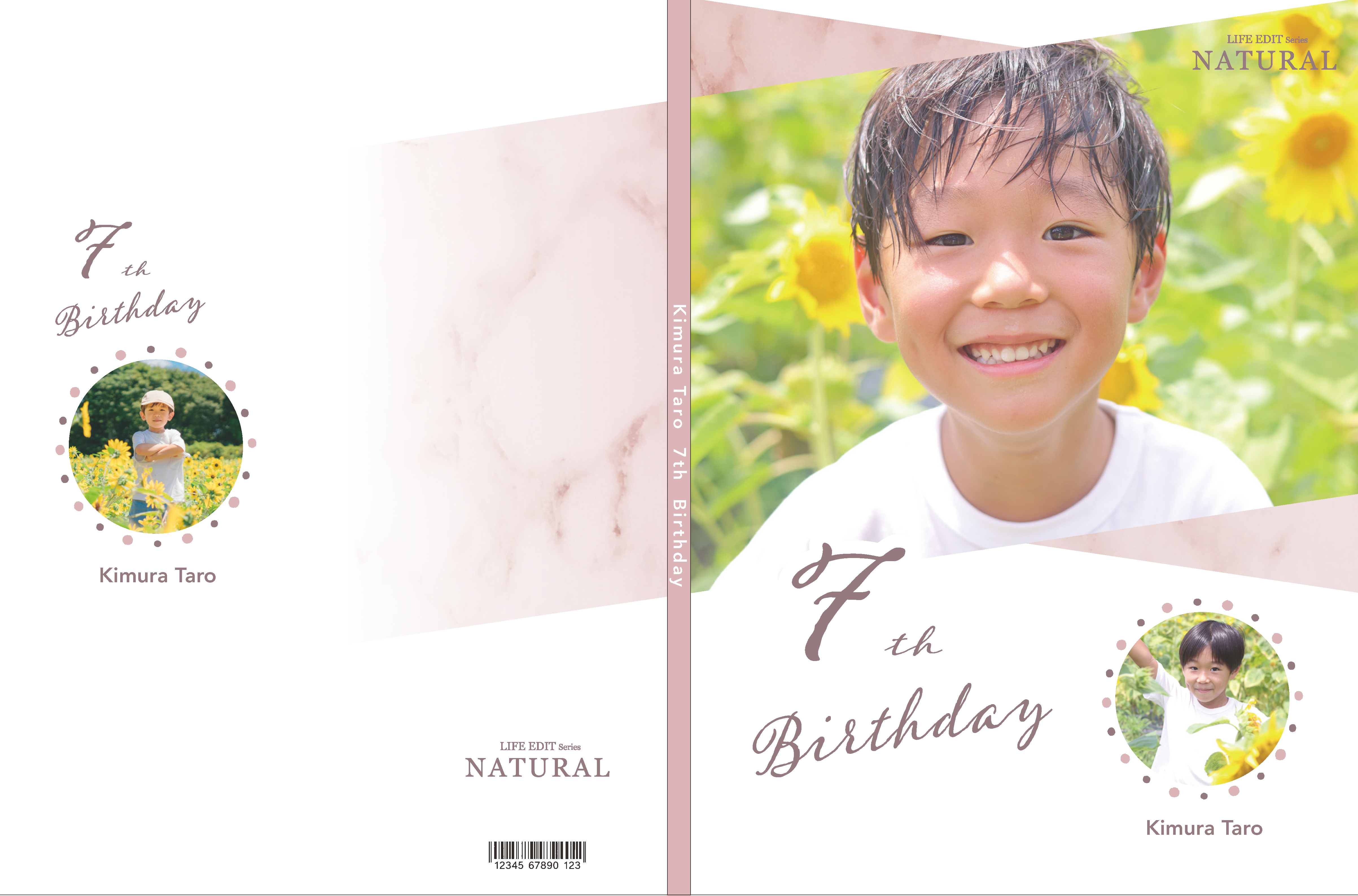 7th Birthday pink