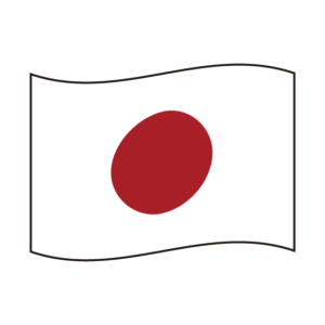 国旗：日本