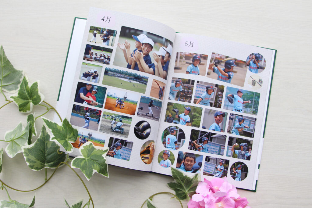 スポーツクラブのフォトブック