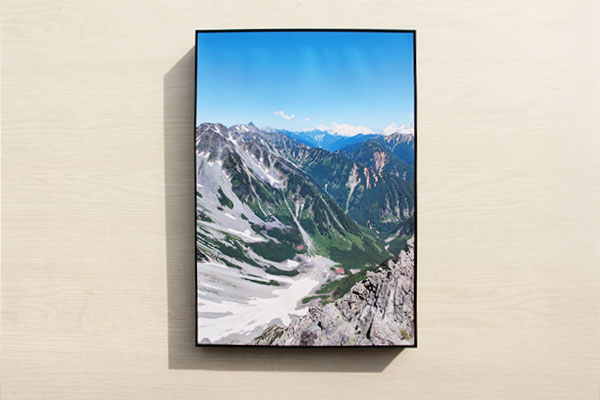 アートフレーム 山のサンプル