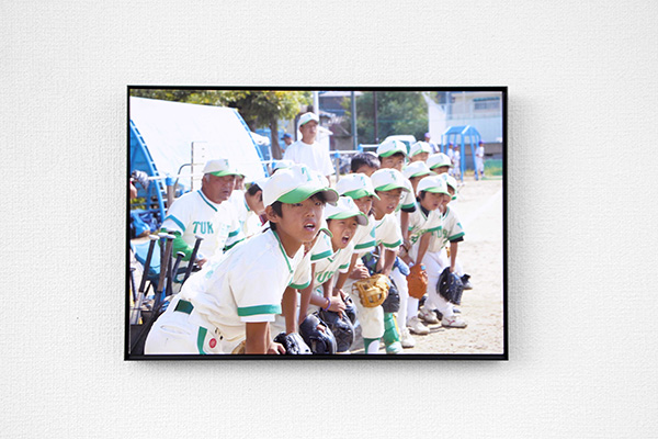 アートフレーム卒団記念品